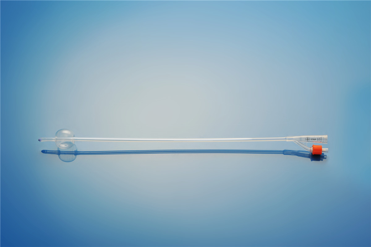一次性使用亲水涂层硅胶导尿管套件（双腔标准）